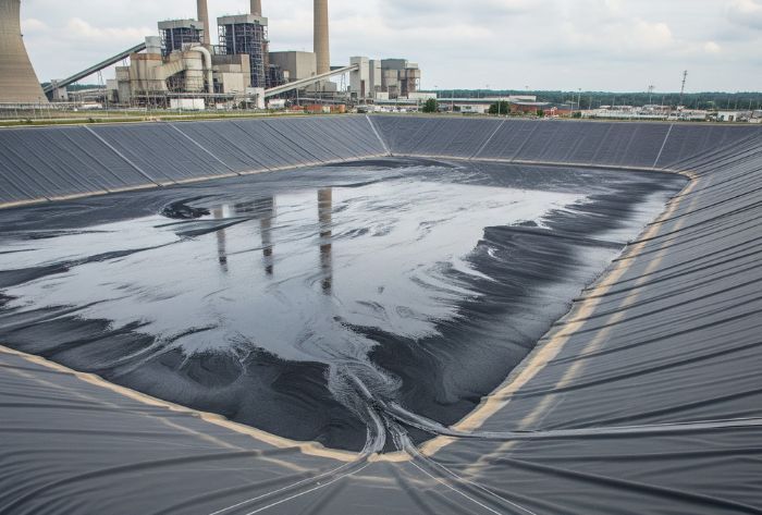 coal-ash-pond-liner-installation